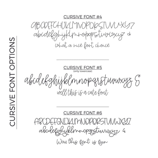 Custom Monogram Engraving