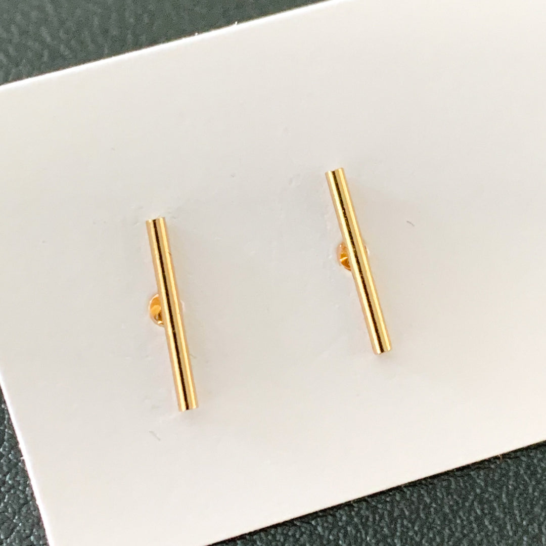 Bar Stud Earrings