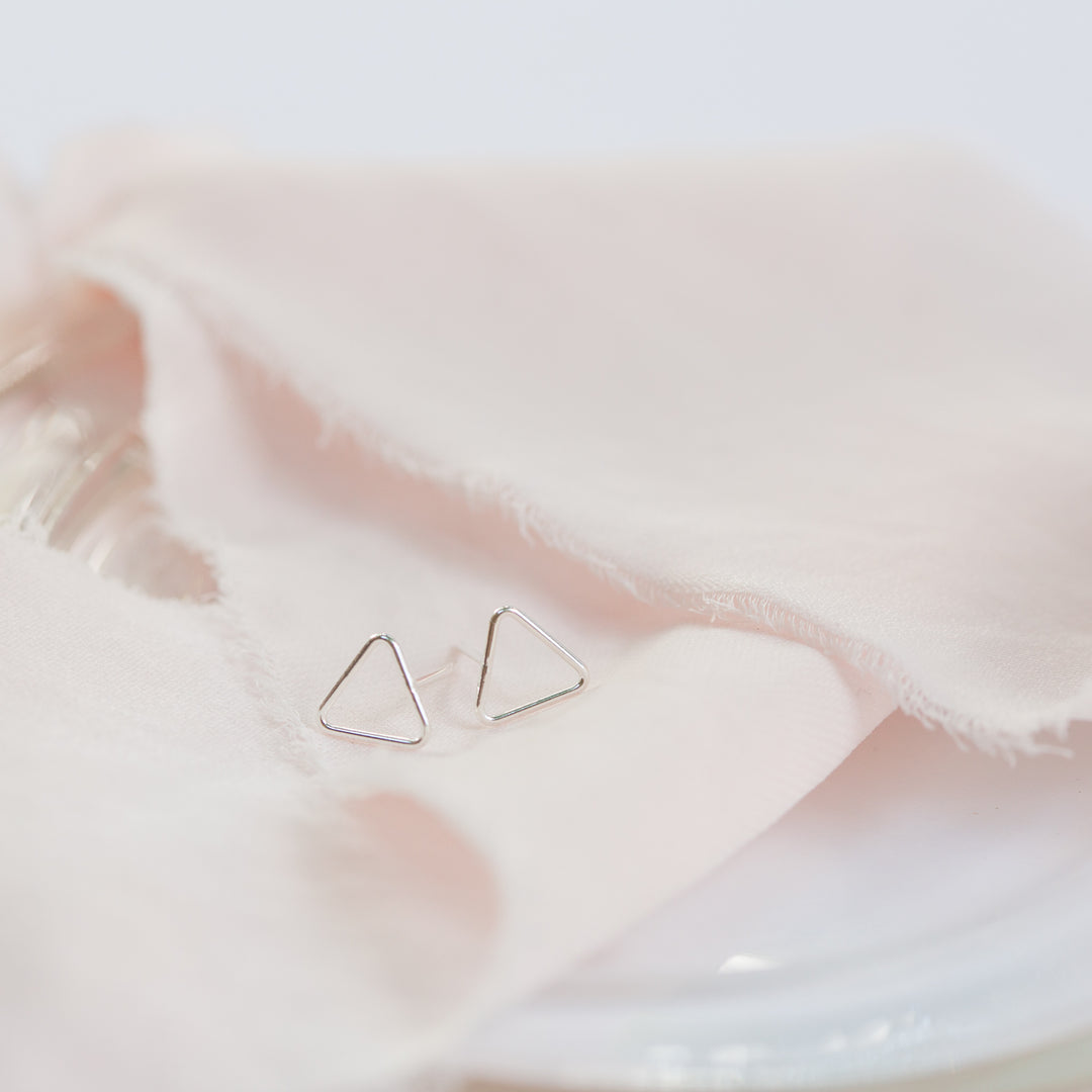 Triangle Stud Earrings