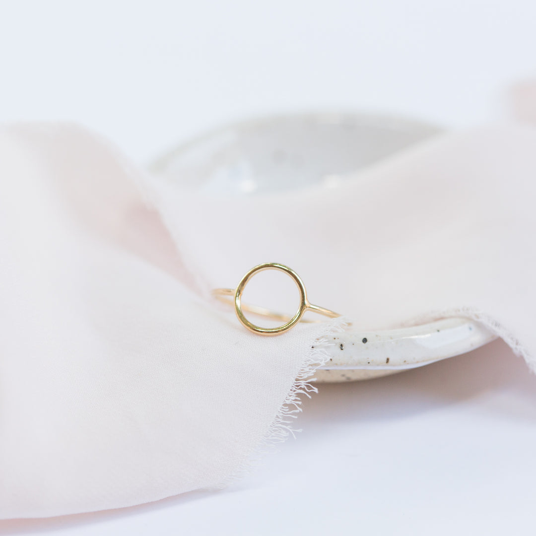 Circle Stacking Ring in Gold