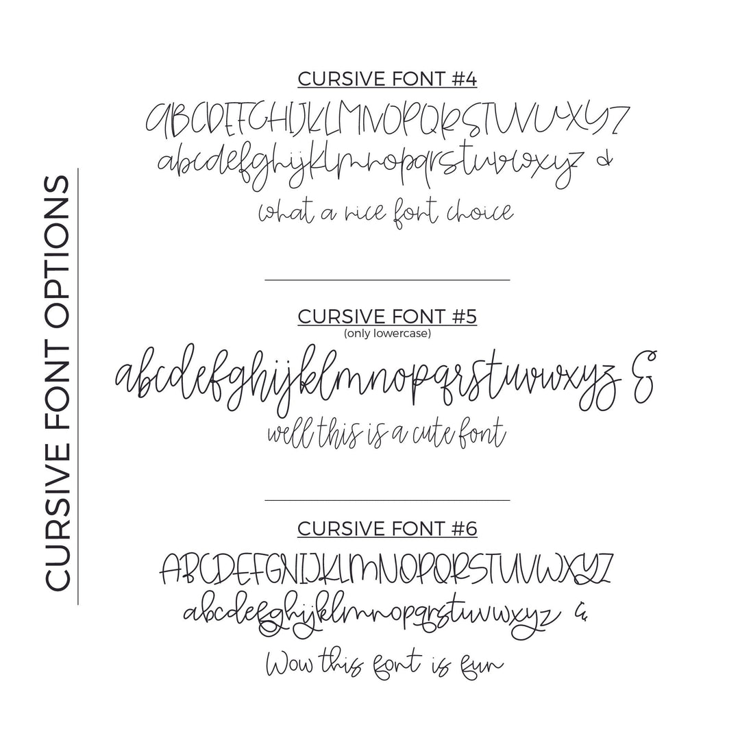 Custom Monogram Engraving