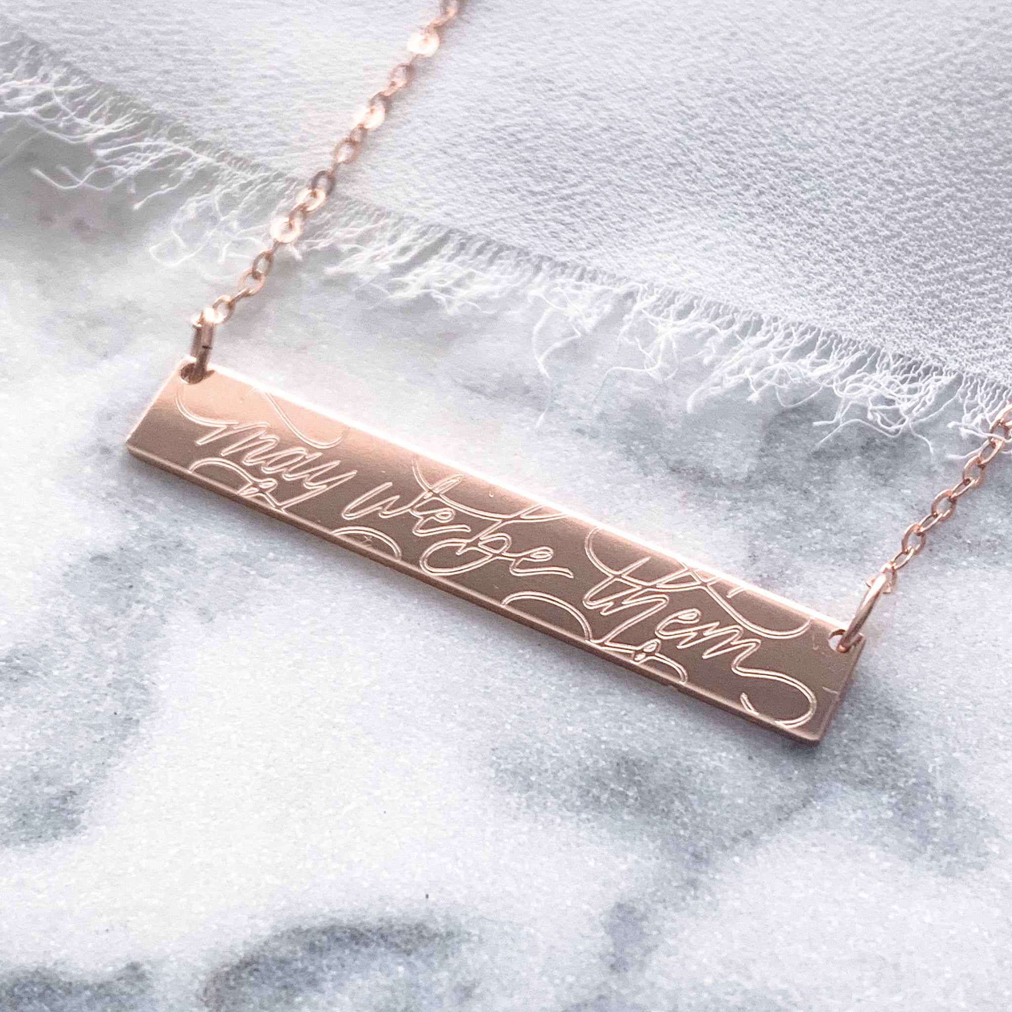 Inspirational engraved jewelry online